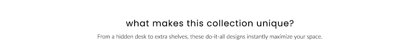 Learn More About the Collection – Create the ultimate room with a loft bed that does it all.