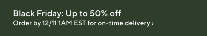 Black Friday: Up to 50% Off