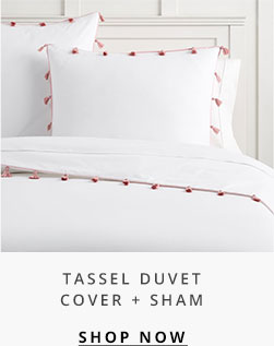 Tassel Duvet Cover + Sham