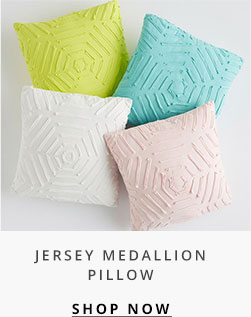 Jersey Medallion Pillow