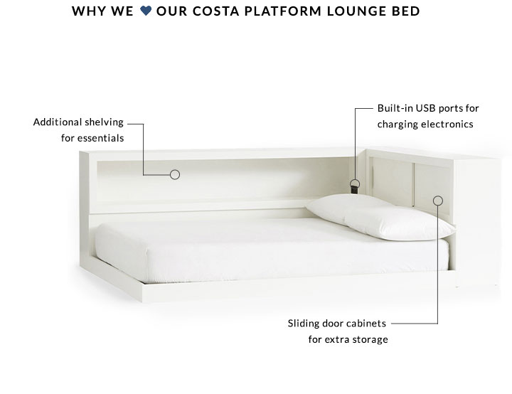 Why we love our Costa Platform Bed