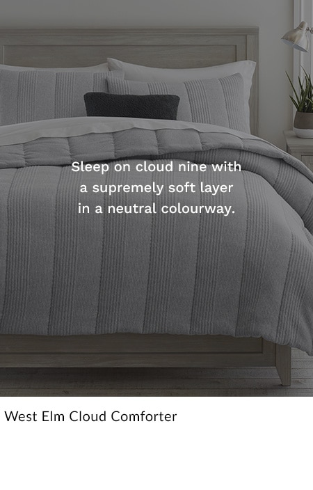 West Elm Cloud Comforter & Sham