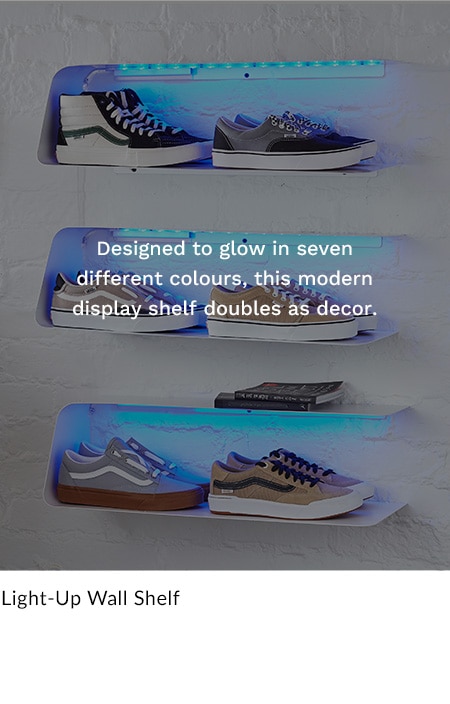 Light-Up Wall Shelf