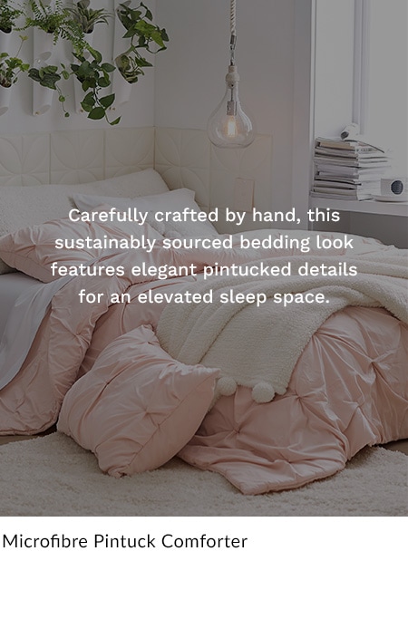 Microfibre Pintuck Comforter