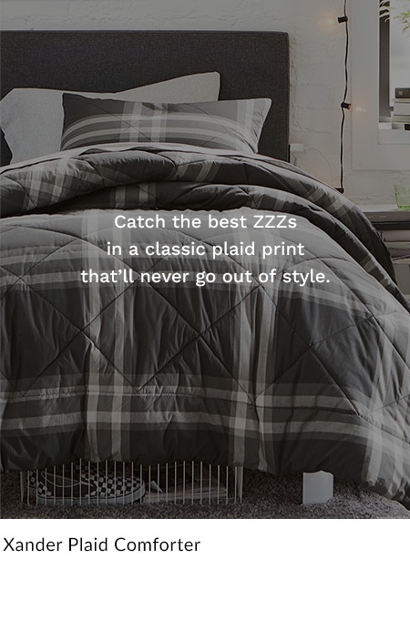 Xander Plaid Comforter