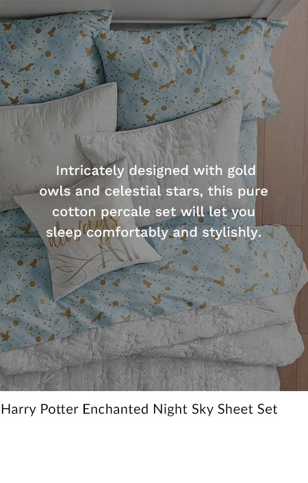 Harry Potter™ Enchanted Night Sky Sheet Set