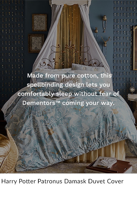 Harry Potter™ Magical Damask Duvet Cover