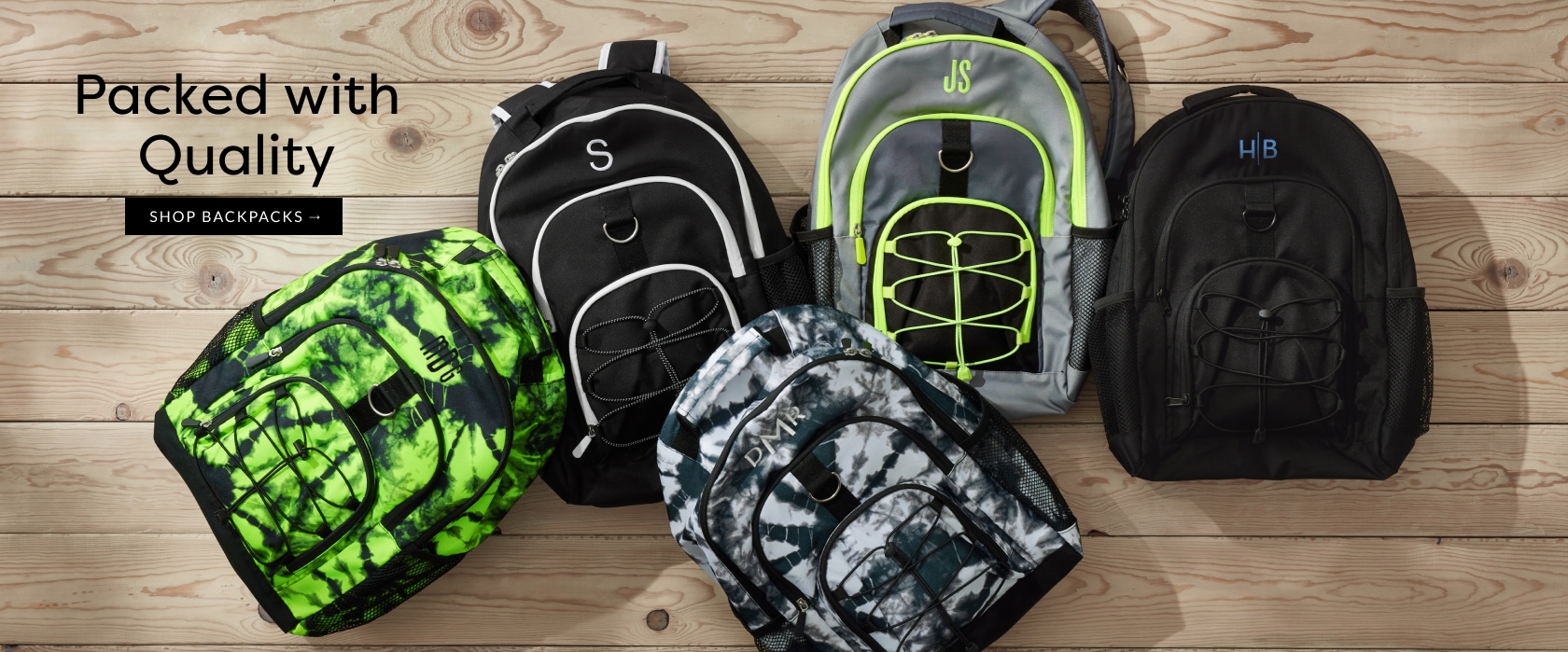 Packed with Quality > Shop Backpacks