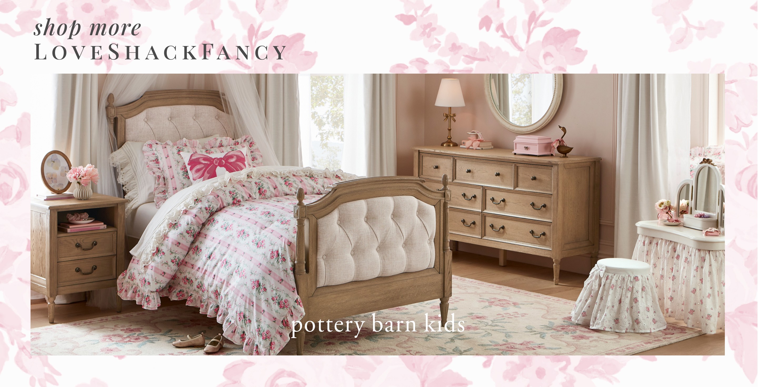 Show Pottery Barn Kids LoveShackFancy