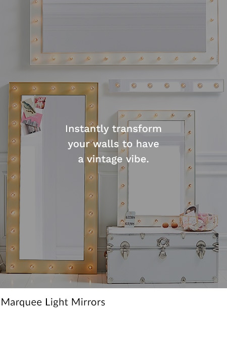 Marquee Light Mirrors