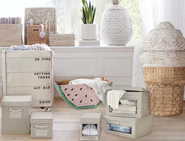 How To Organize a Small Space with Storage Bins • Craving Some