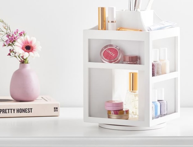 White beauty storage cabinet