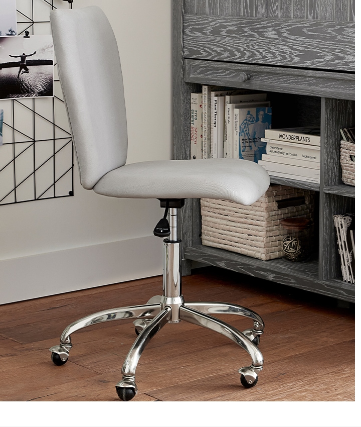 Twill Airgo Swivel Desk Chair