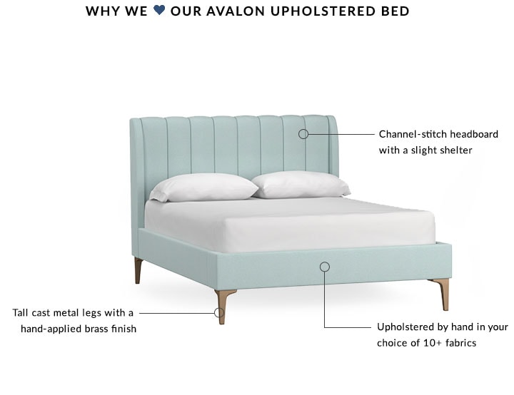 Why we love our avalon upholstered bed