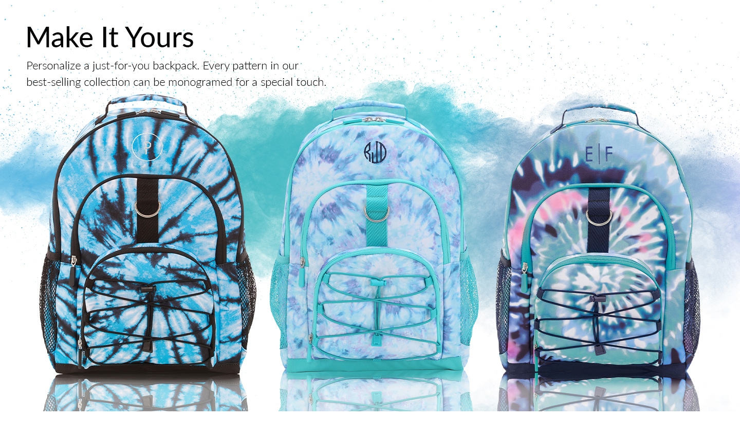 Personalize a just-for-you backpack