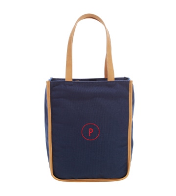 Navy Tote Lunch Box