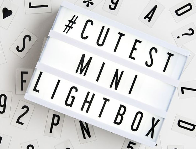 Mini lightbox
