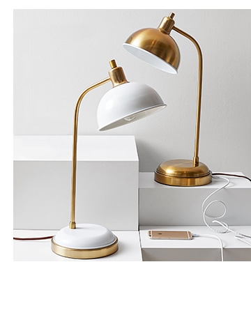 Kennedy Task Lamp with USB