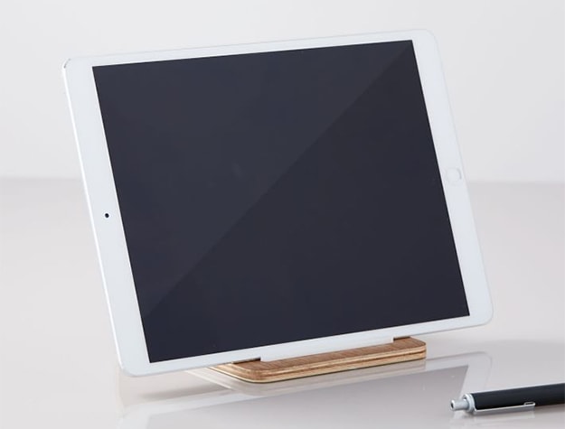 Plywood tablet stand