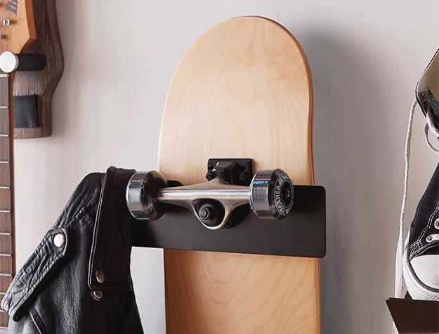 Skateboard wall display