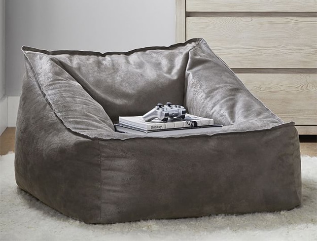 Textured faux suede moden lounder