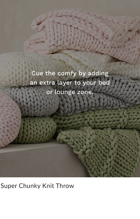 Super Chunky Knit Throw