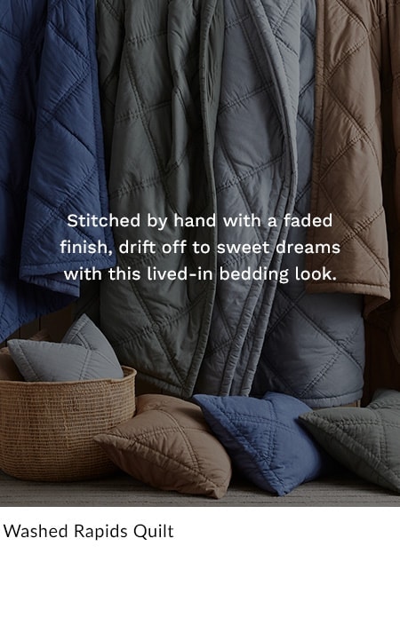 Washed Rapids Quilt & Sham