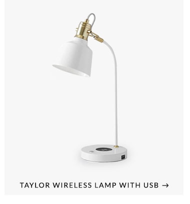 Taylor Wireless Lamp With USB