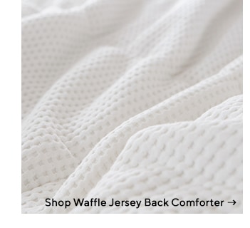 Waffle Jersey Back Comforter