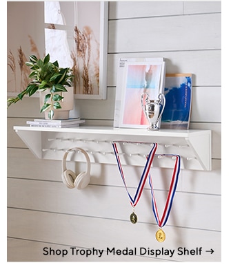 Trophy Medal Display Shelf