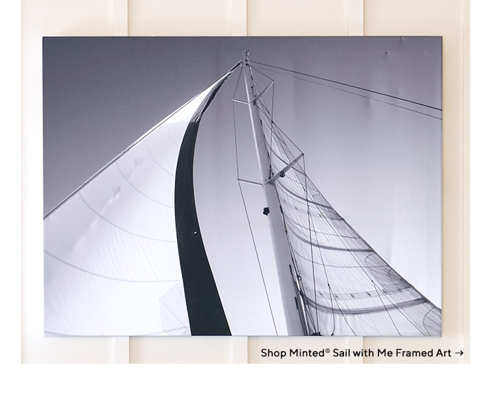 Sail with Me Minted Art