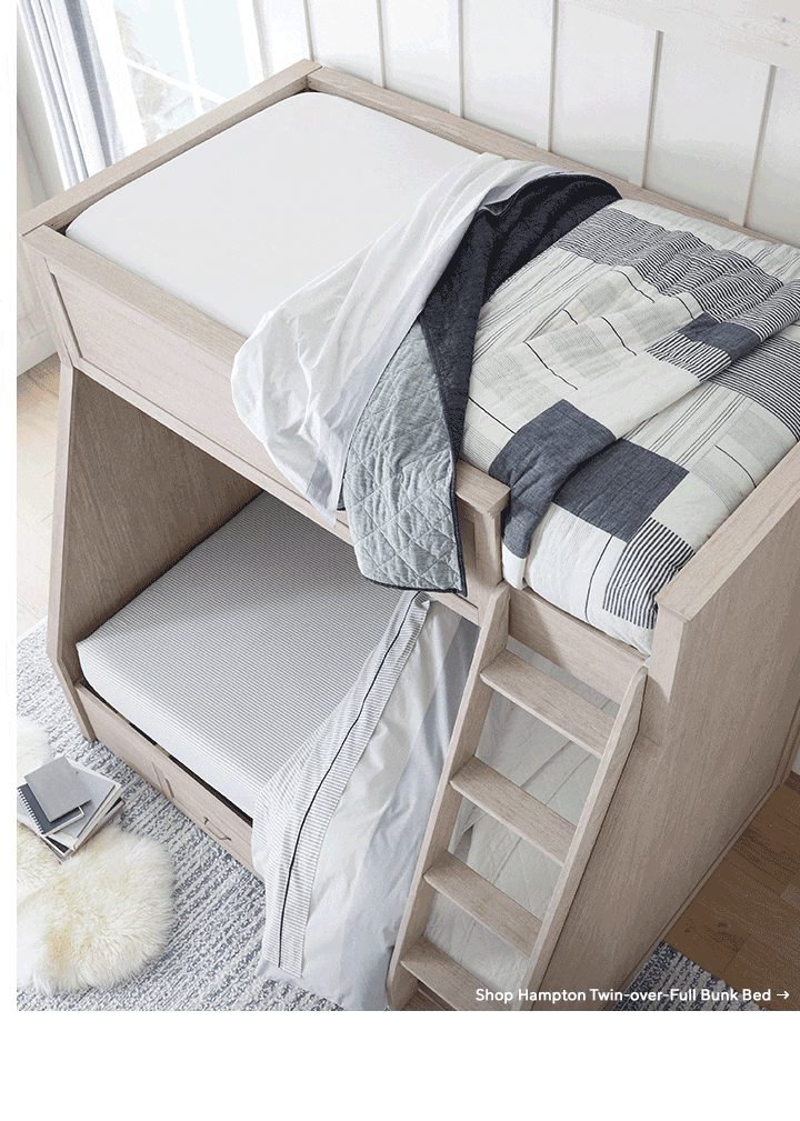 Hampton Twin-over-Full Bunk Bed