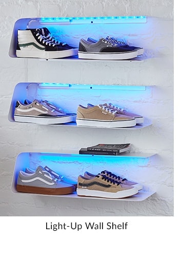 Light-Up Wall Shelf