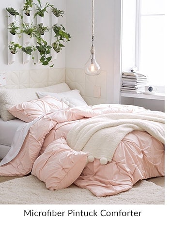 Microfiber Pintuck Comforter