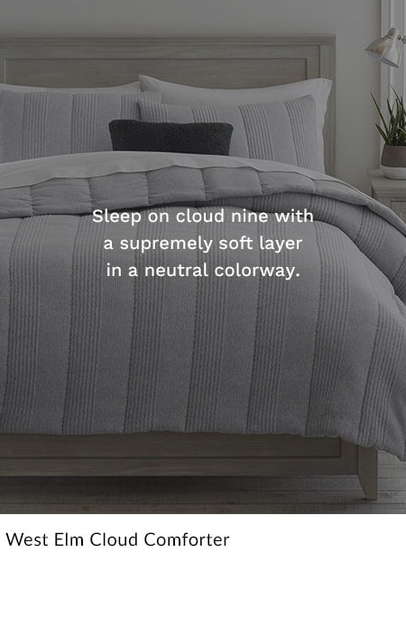 West Elm Cloud Comforter & Sham