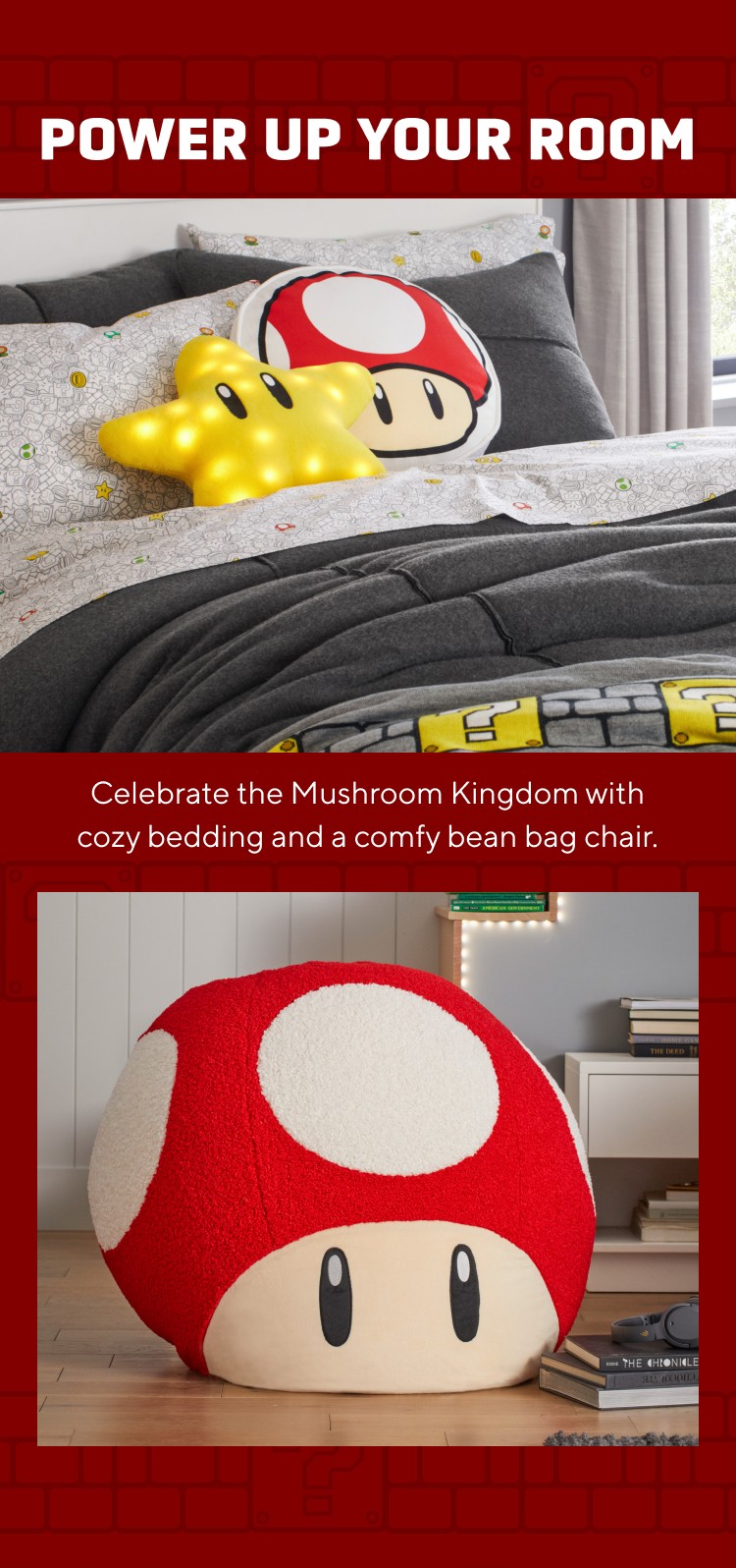 Super Mario Decoration, Super Mario Stickes, Patch Super Mario