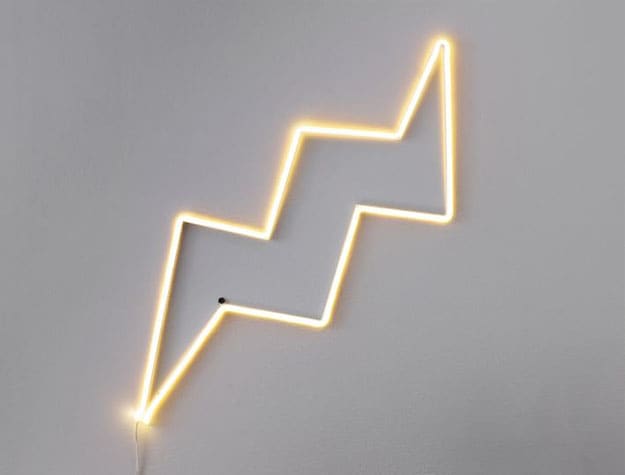 Neon lightning light