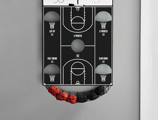 wall basketball hoops game
