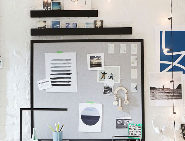 wall bulletin board display