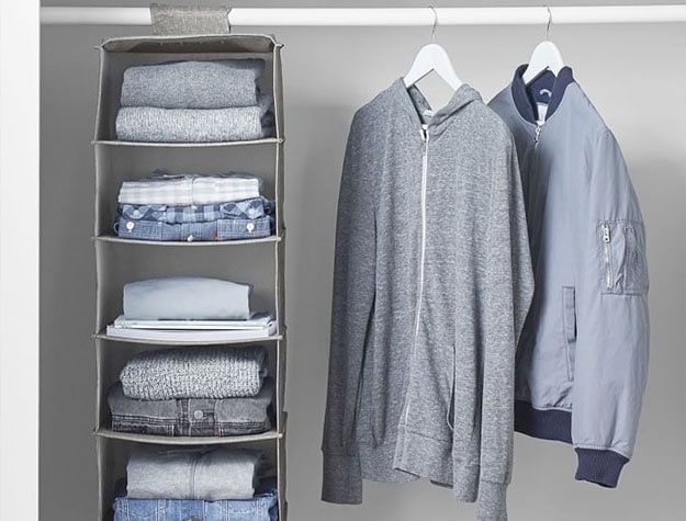 hanging clothes organizer