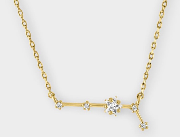Gold constellation necklace