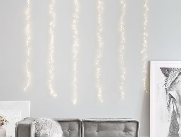 Waterfall string lights