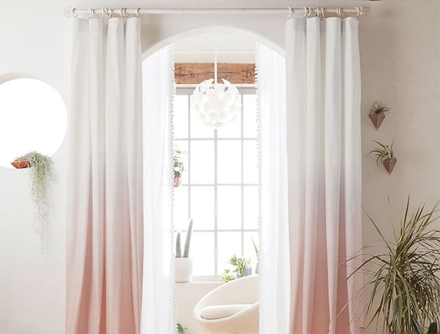 Ombre blackout curtain