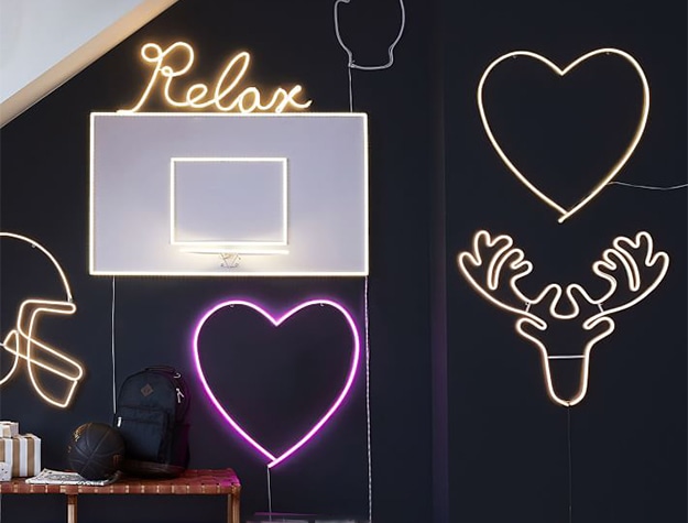 Light up wall art