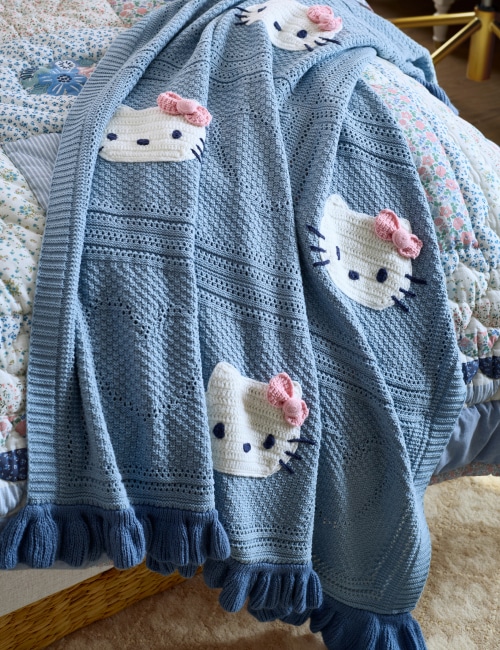 Hello Kitty® Crochet Throw