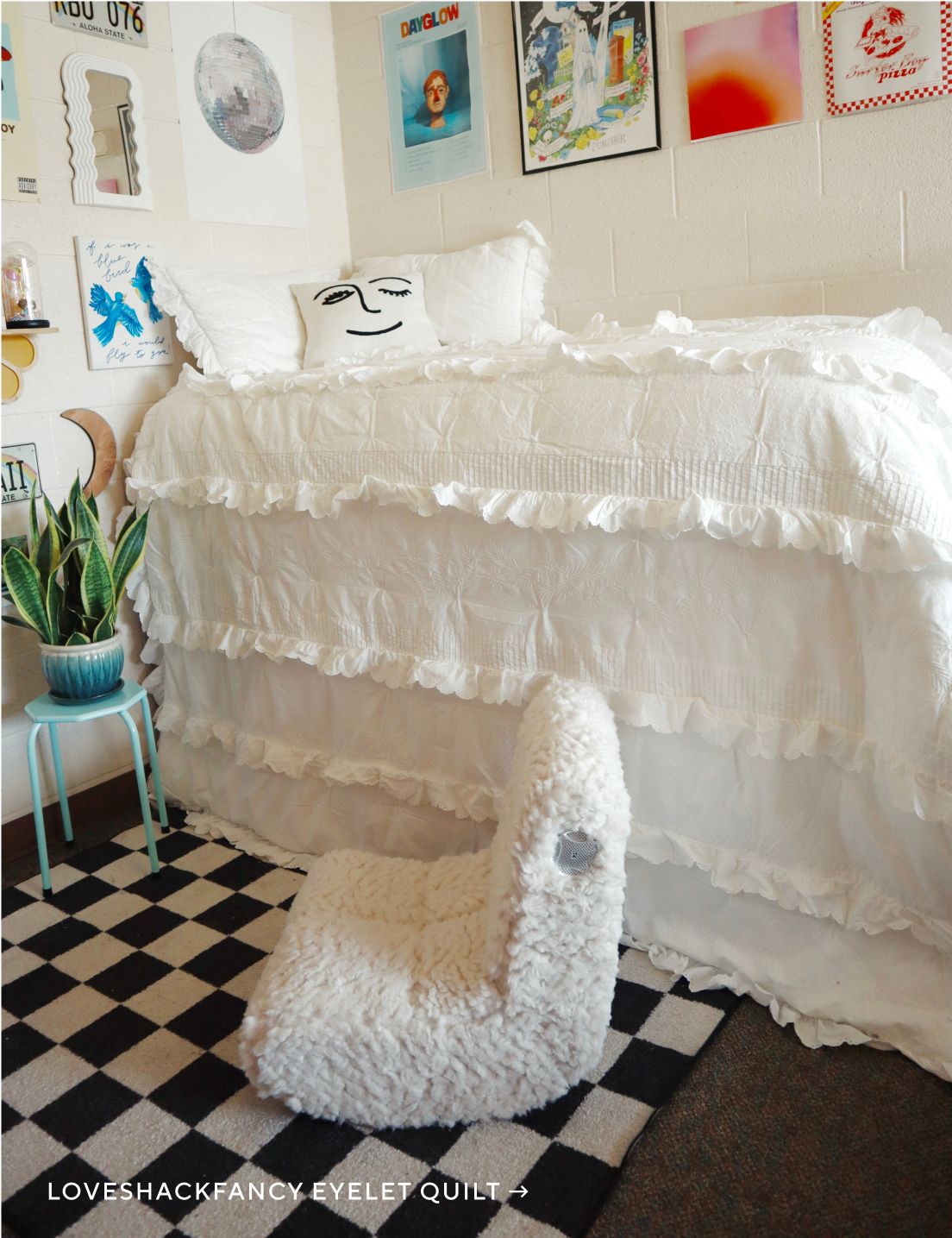 LoveShackFancy Eyelet Quilt