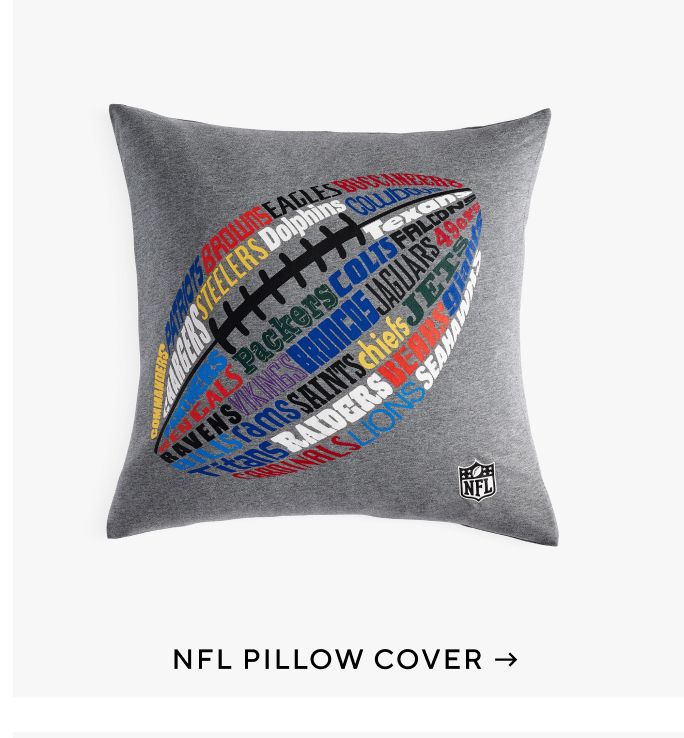 NFL Pillow Cover