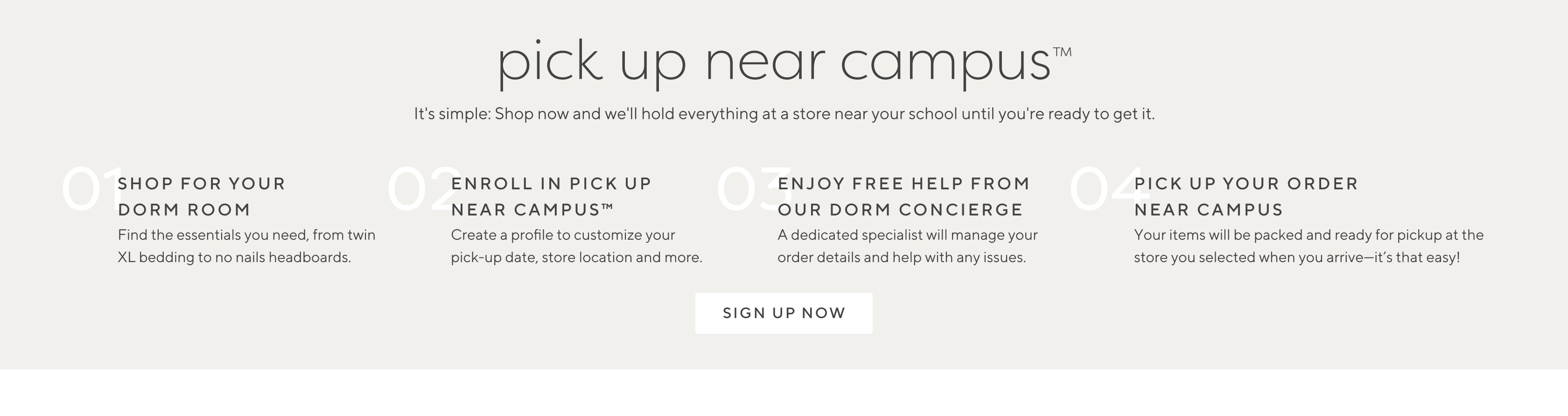 Pick Up Near Campus