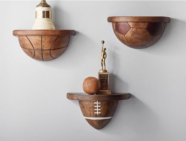 sport ball shelves