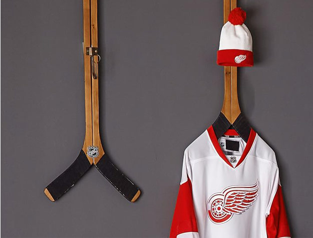 hockey stick wall hanger